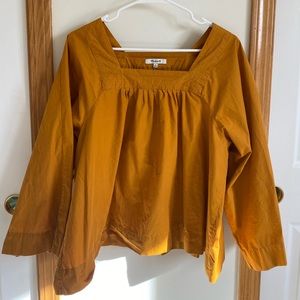 Madewell Mustard Blouse - L